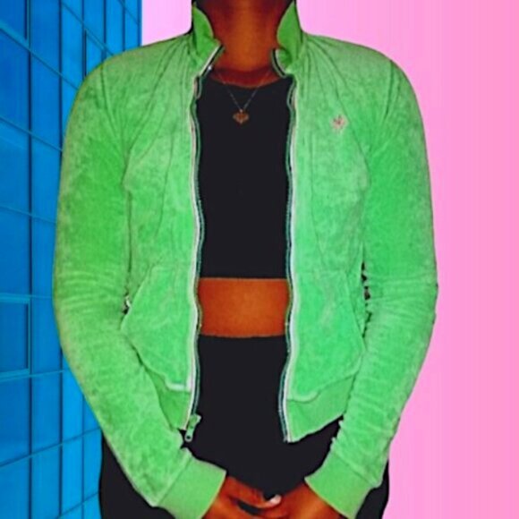 Lilly Pulitzer🎾RARE🌴Vintage Retro Zip-Up Jacket - Picture 7 of 16